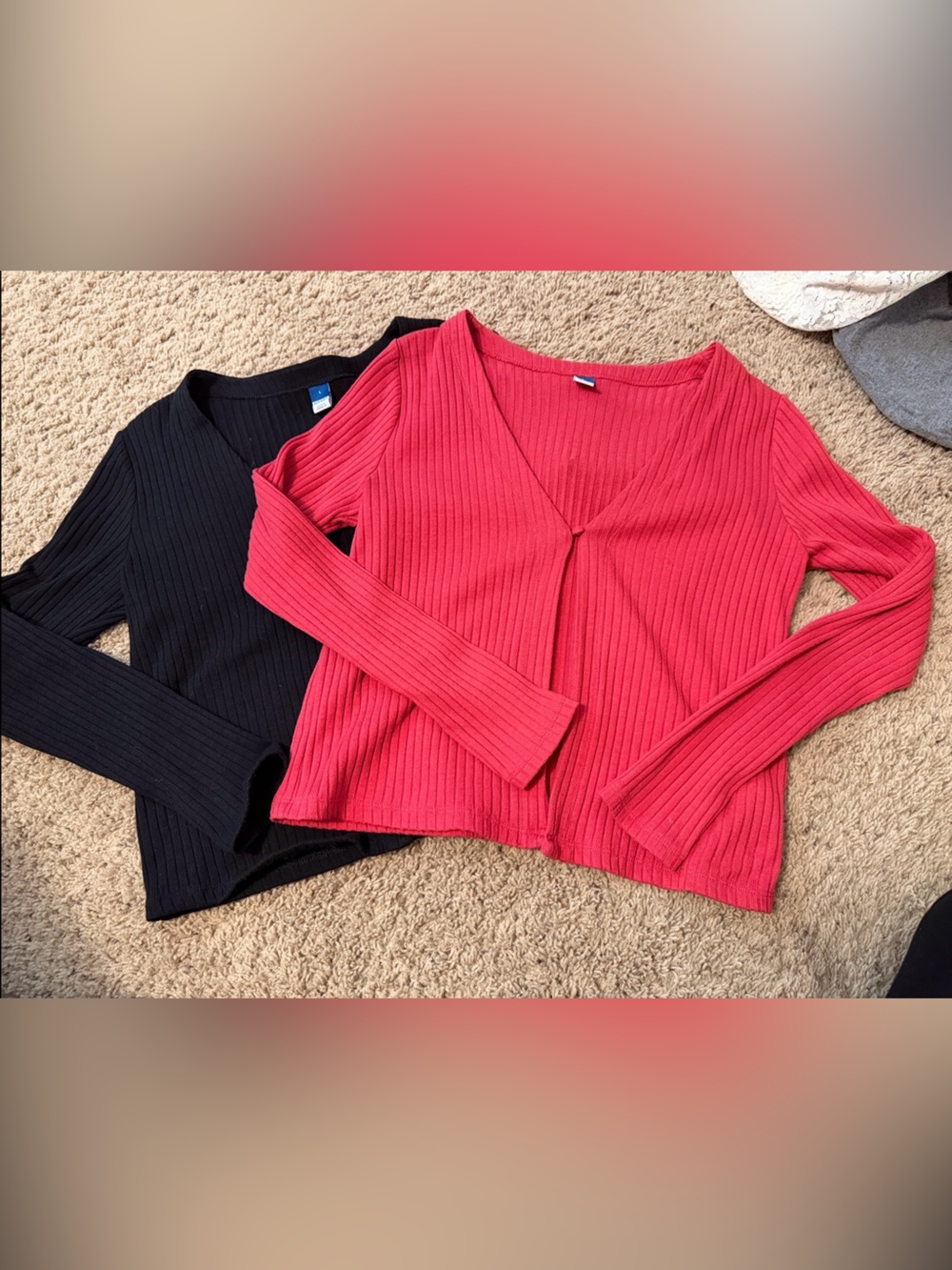 *Set of Two* Old Navy V-Neck Button-Front Cardigan